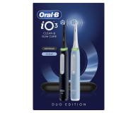 Szczoteczka elektryczna Oral-B Szczoteczka magnetyczna ORAL-B iO Series 3 Duo Black/Ice Blu